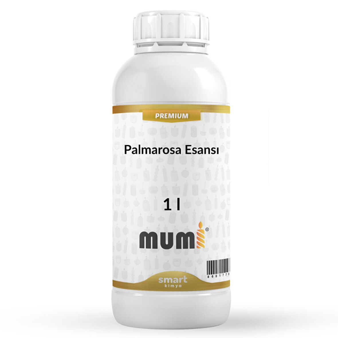 Premium Palmarosa Mum Esansı 1 litre
