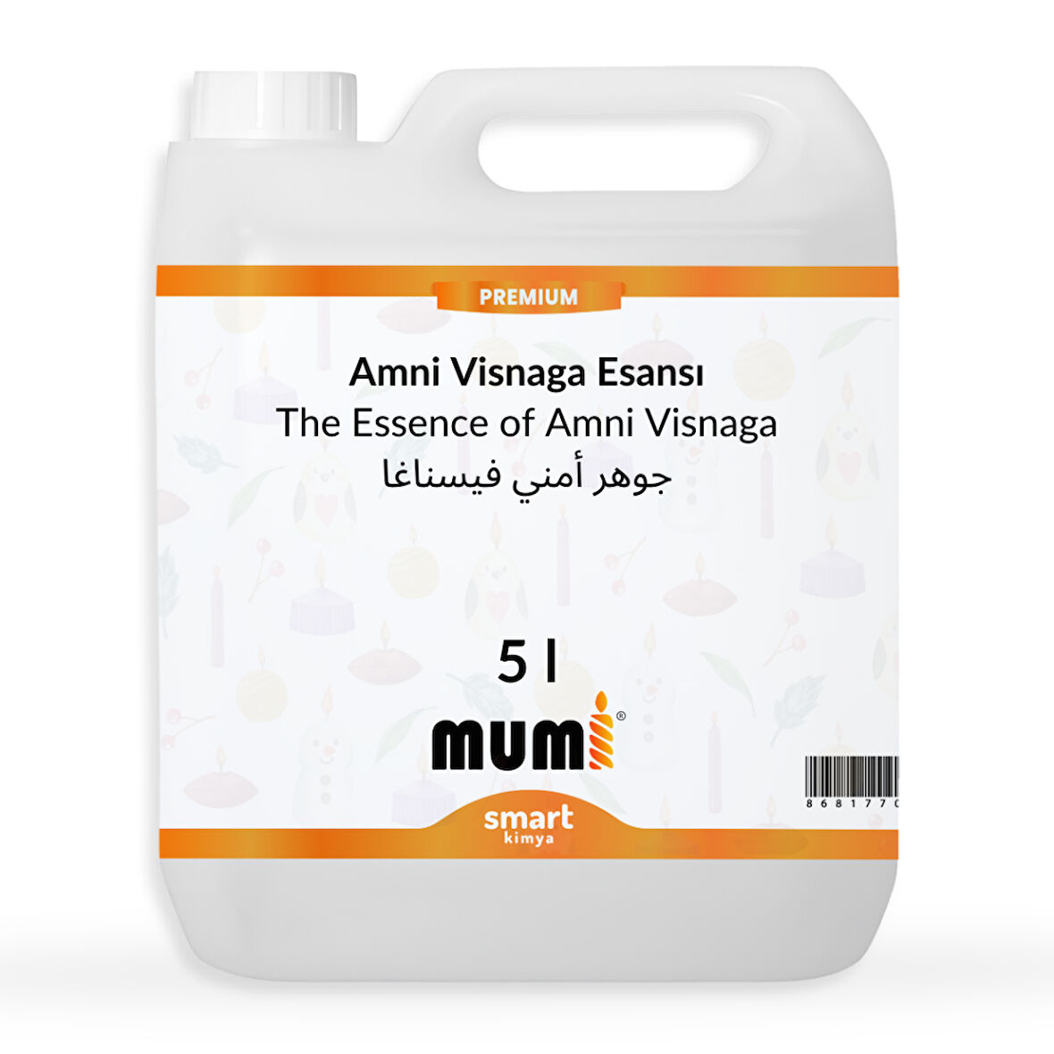 Premium Amni Visnaga Mum Esansı 5 litre