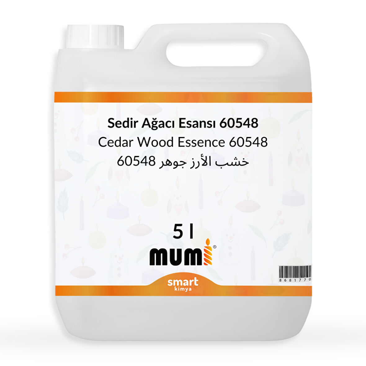 Sedir Ağacı Mum Esansı 60548 5 litre