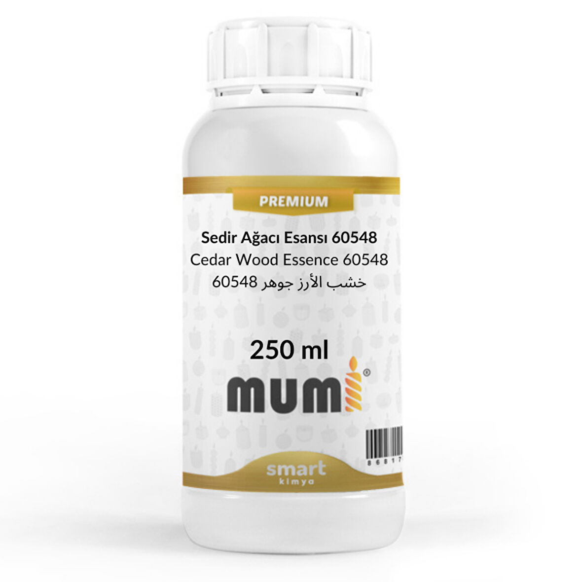 Premium Sedir Ağacı Mum Esansı 60548 250 ml