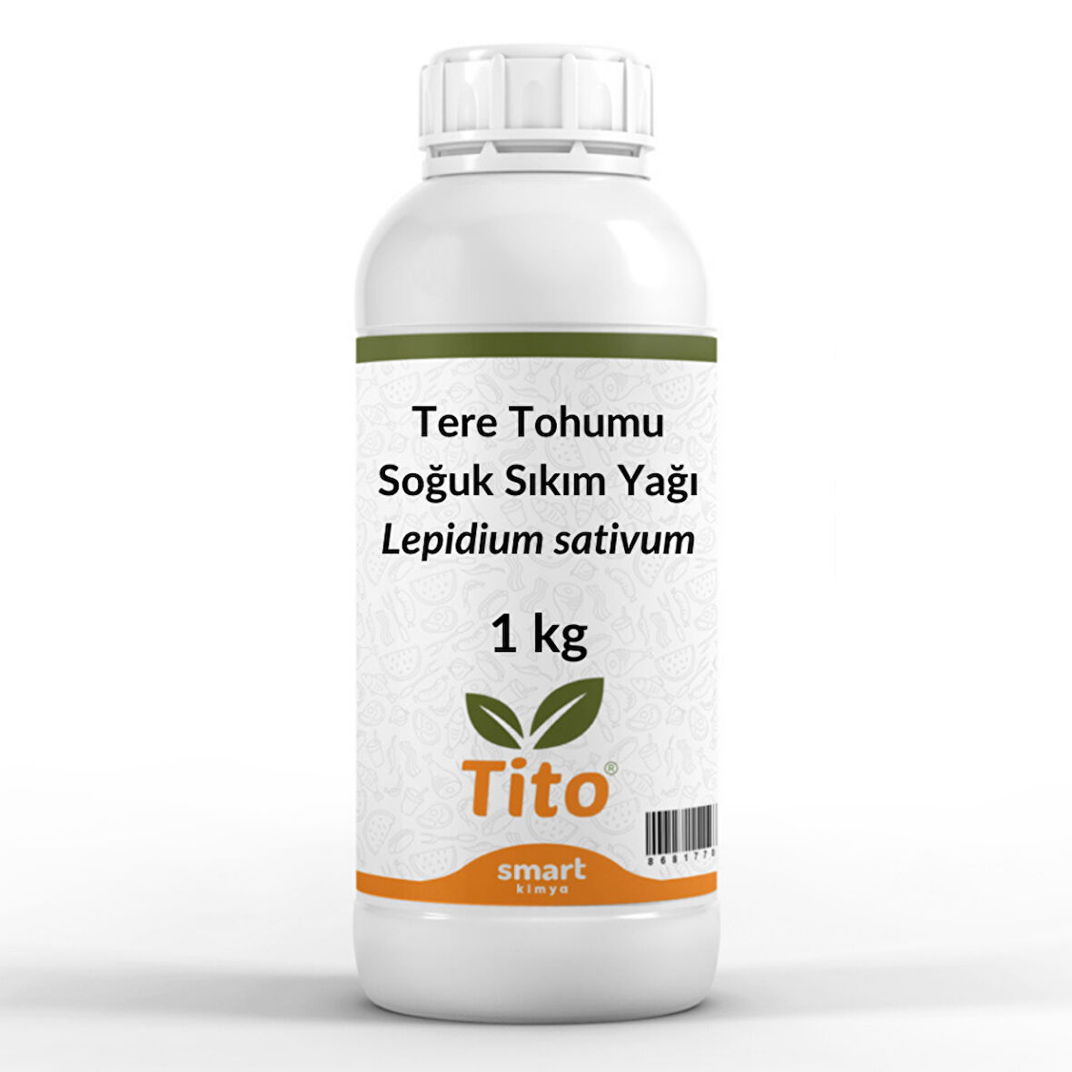 Tere Tohumu Soğuk Sıkım Yağı Lepidium sativum 1 kg