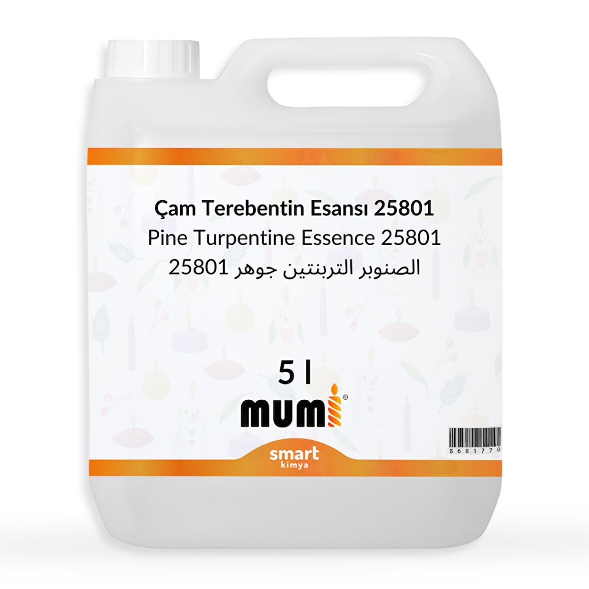 Çam Terebentin Mum Esansı 25801 5 litre