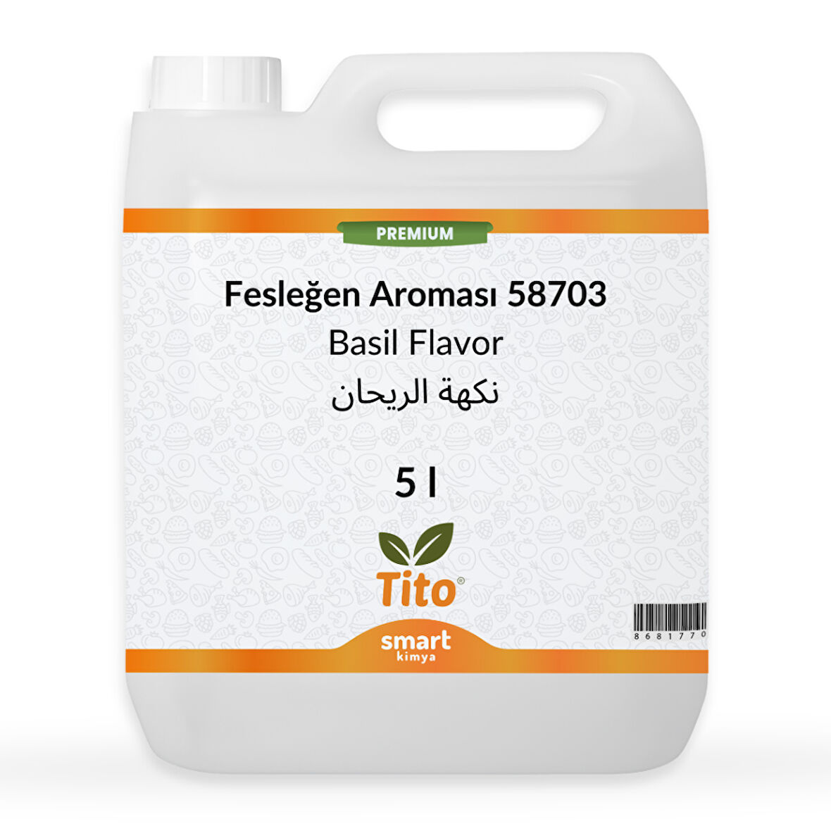Premium Fesleğen Aroması 58703 5 litre