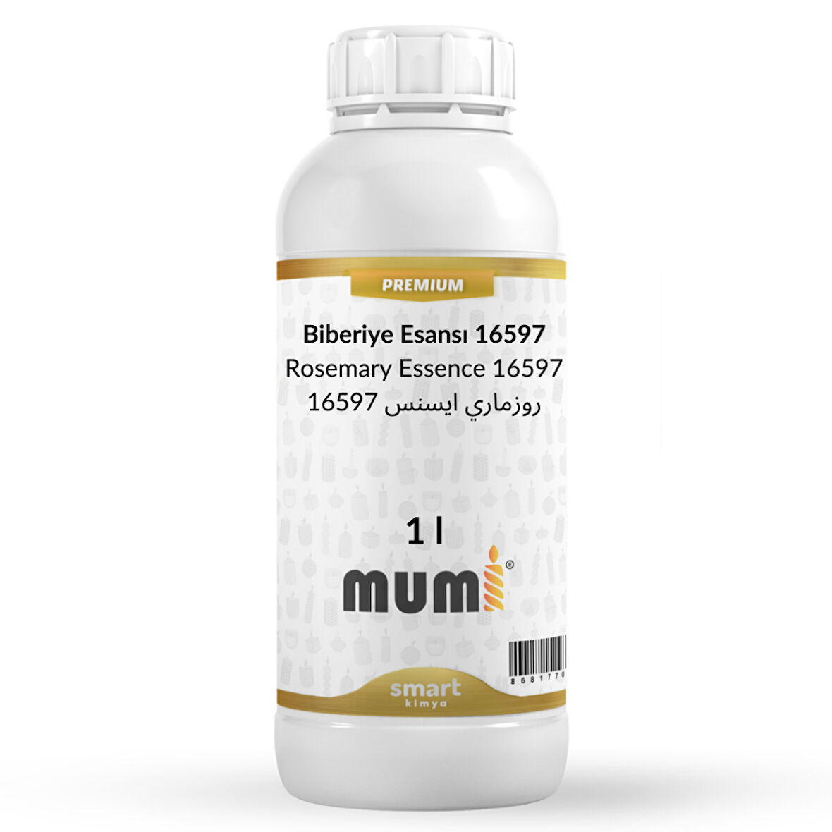Premium Biberiye Mum Esansı 16597 1 litre