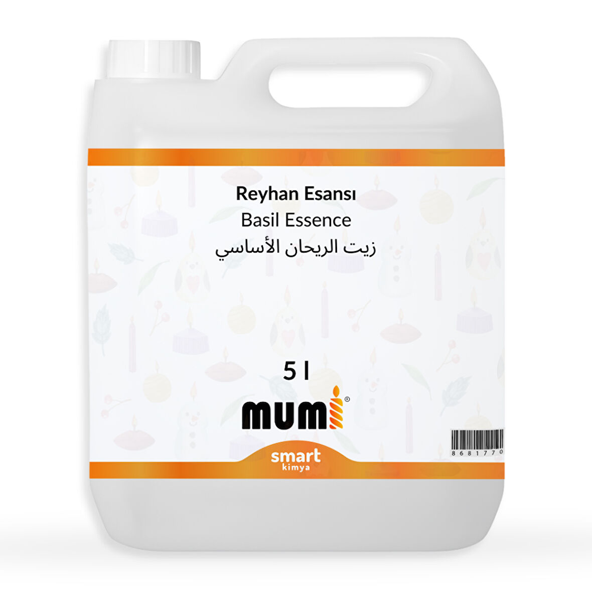 Reyhan Mum Esansı 5 litre