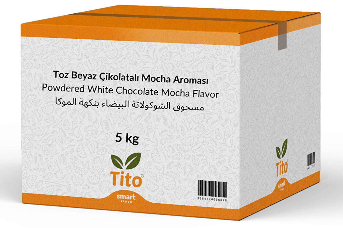 Toz Beyaz Çikolatalı Mocha Aroması 5 kg