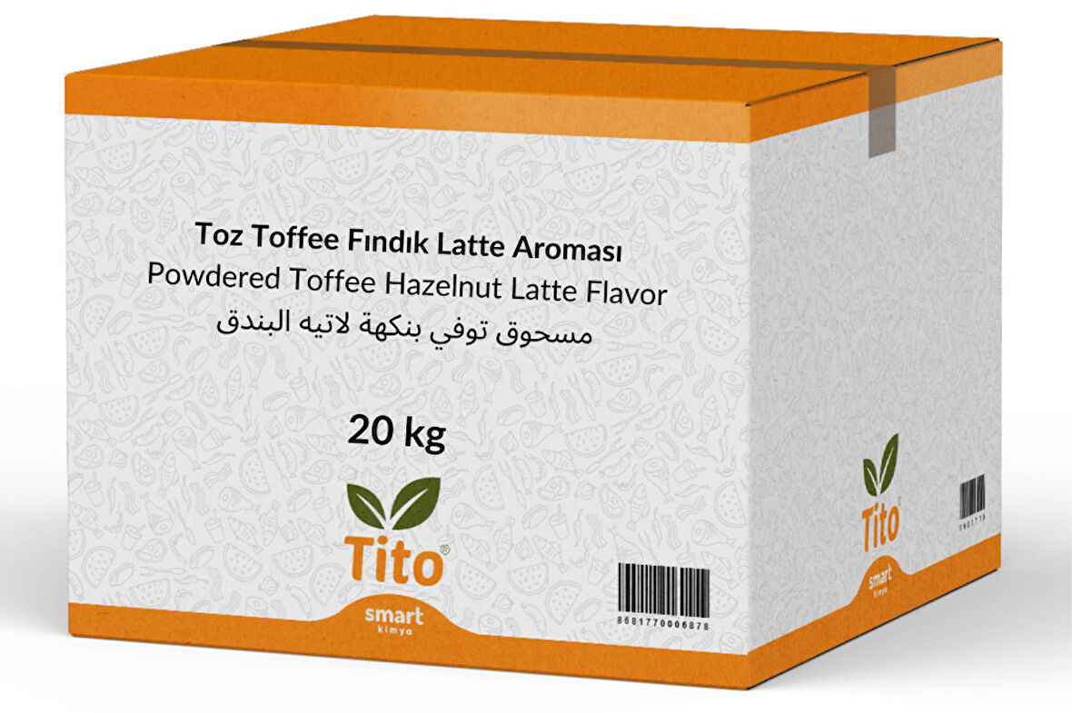 Toz Toffee Fındık Latte Aroması 20 kg
