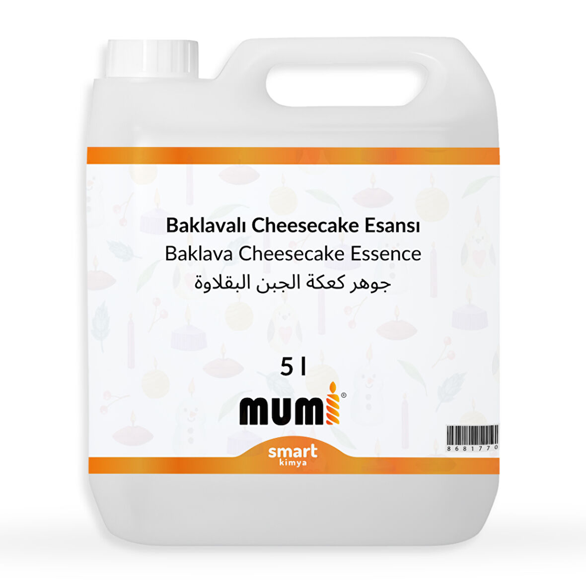 Baklavalı Cheesecake Mum Esansı 5 litre
