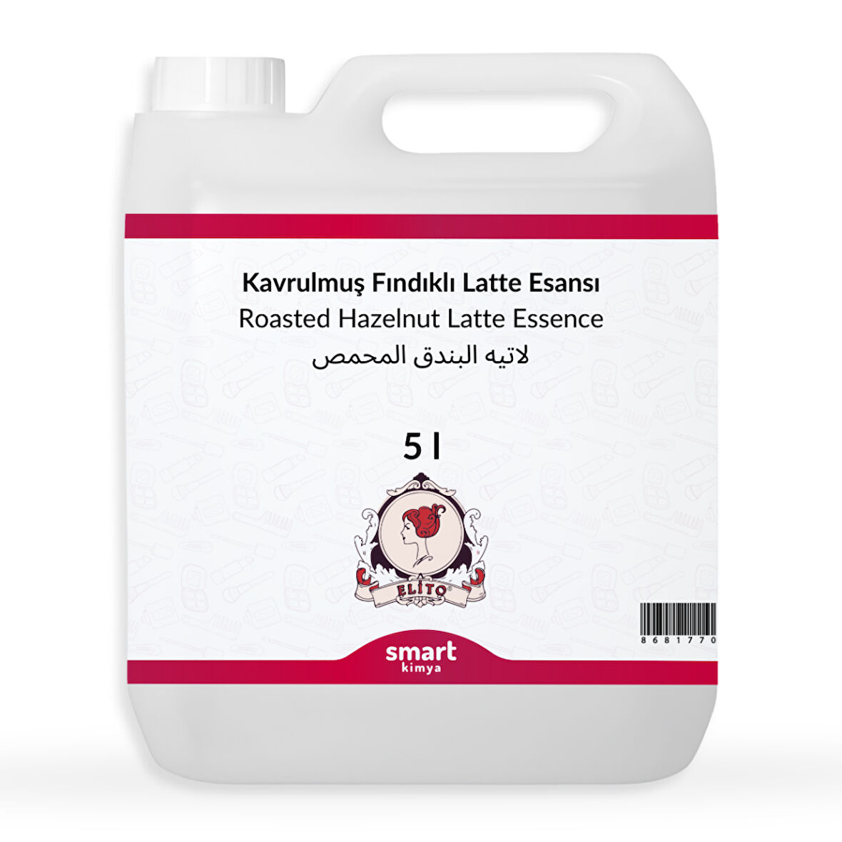 Kavrulmuş Fındıklı Latte Esansı 5 litre