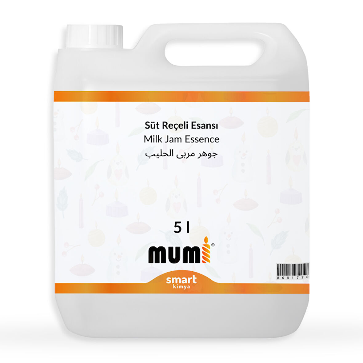 Süt Reçeli Mum Esansı 5 litre