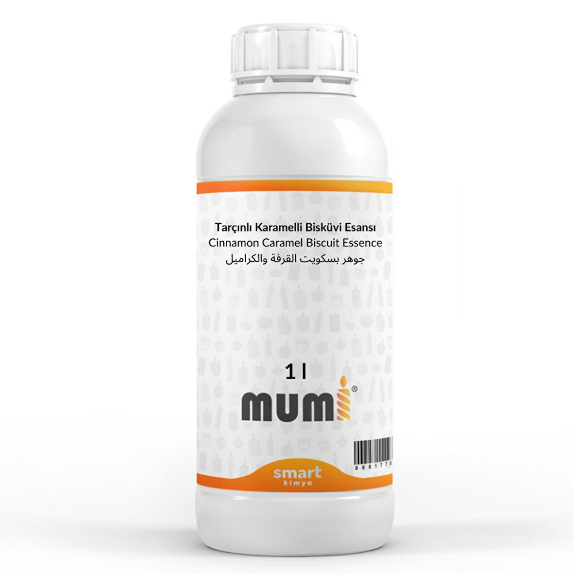 Tarçınlı Karamelli Bisküvi Mum Esansı 1 litre