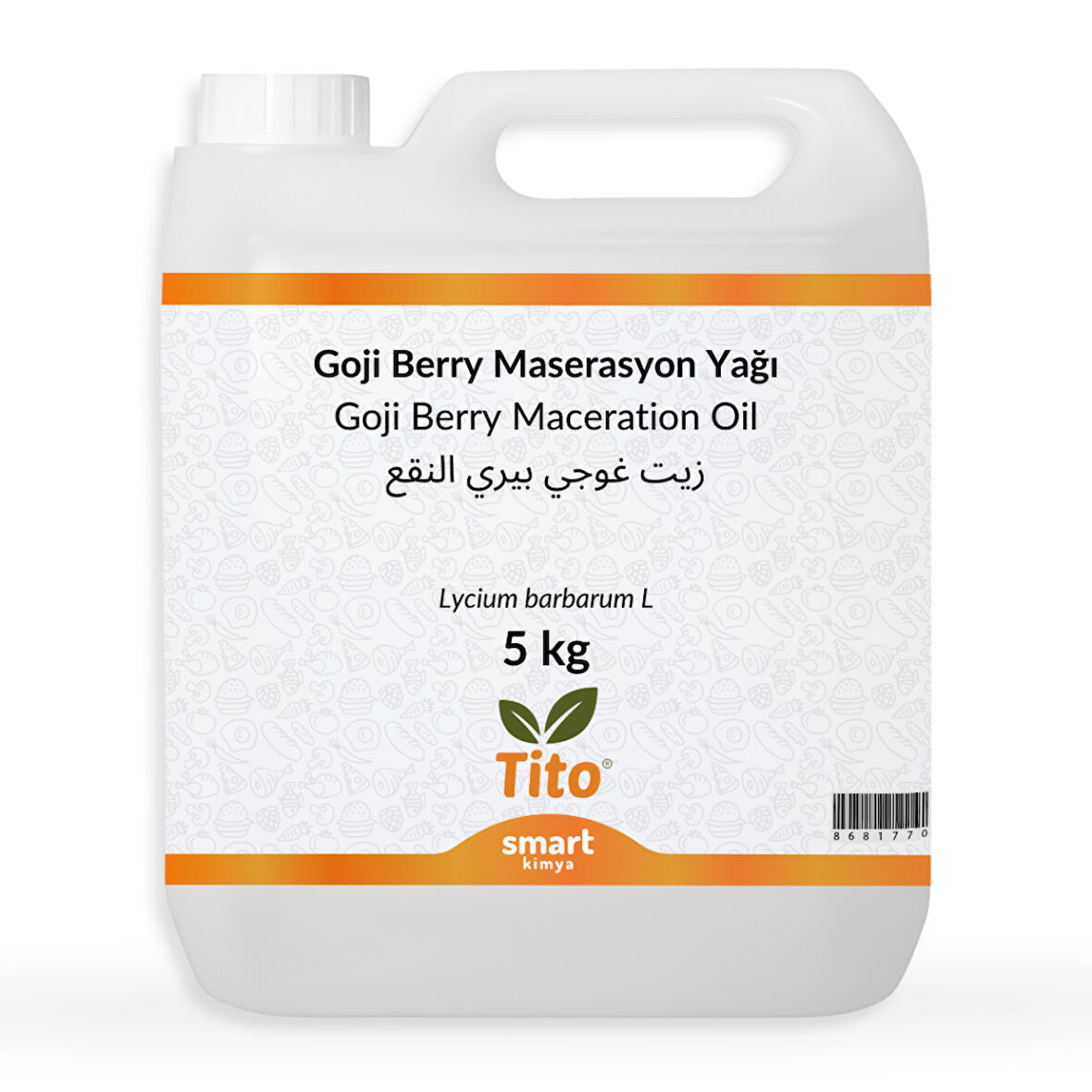 Goji Berry Maserasyon Yağı Lycium barbarum L 5 kg