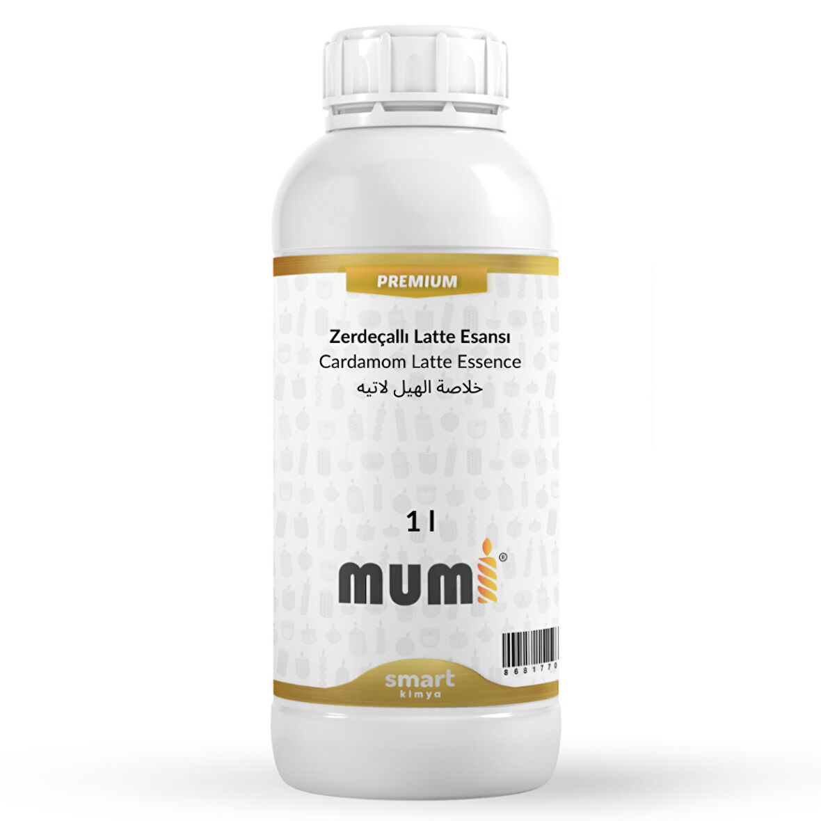 Premium Zerdeçallı Latte Mum Esansı 1 litre