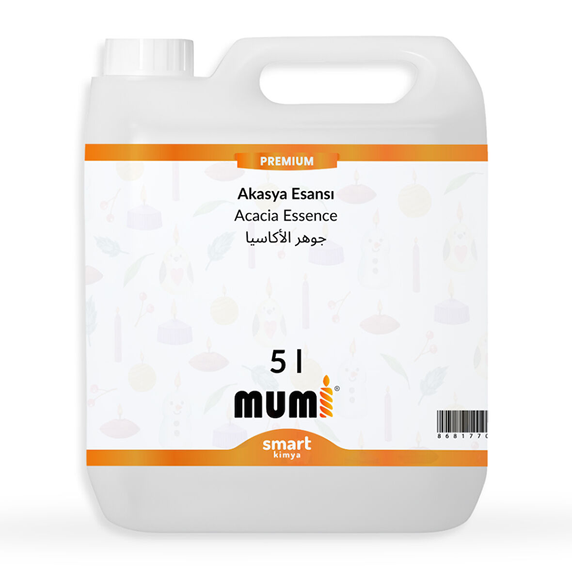 Premium Akasya Mum Esansı 5 litre