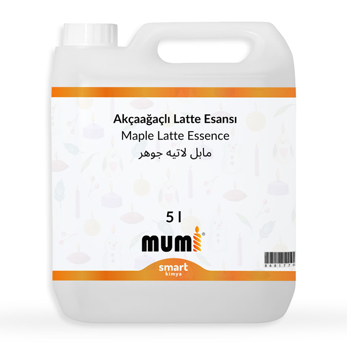 Akçaağaçlı Latte Mum Esansı 5 litre