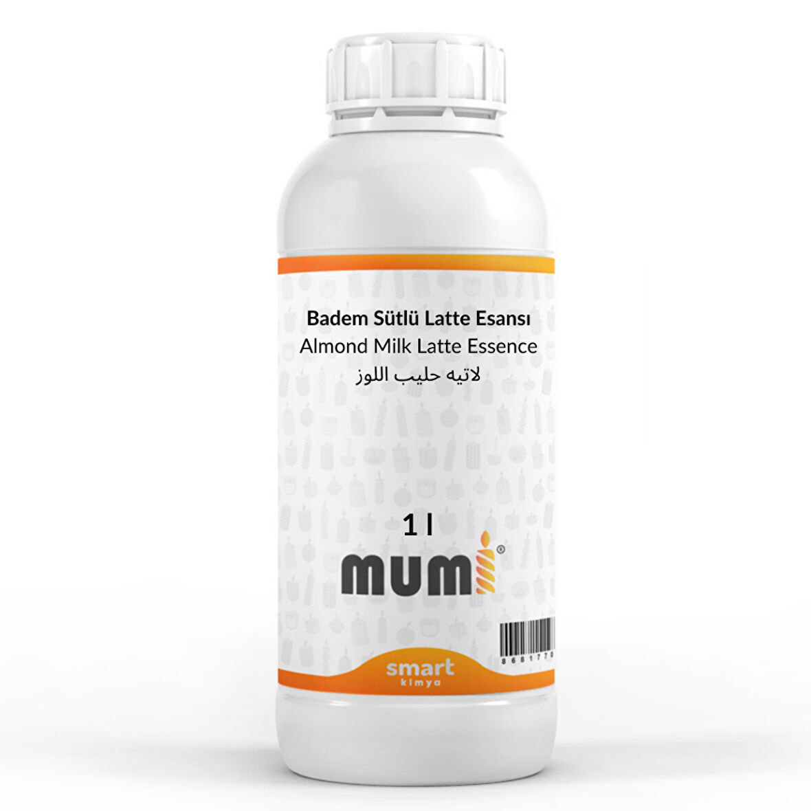 Badem Sütlü Latte Mum Esansı 1 litre