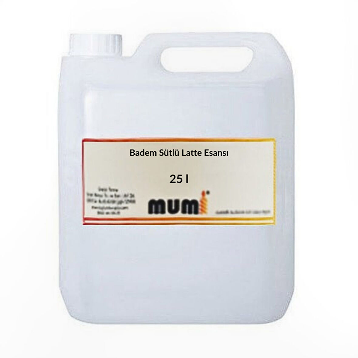 Badem Sütlü Latte Mum Esansı 25 litre