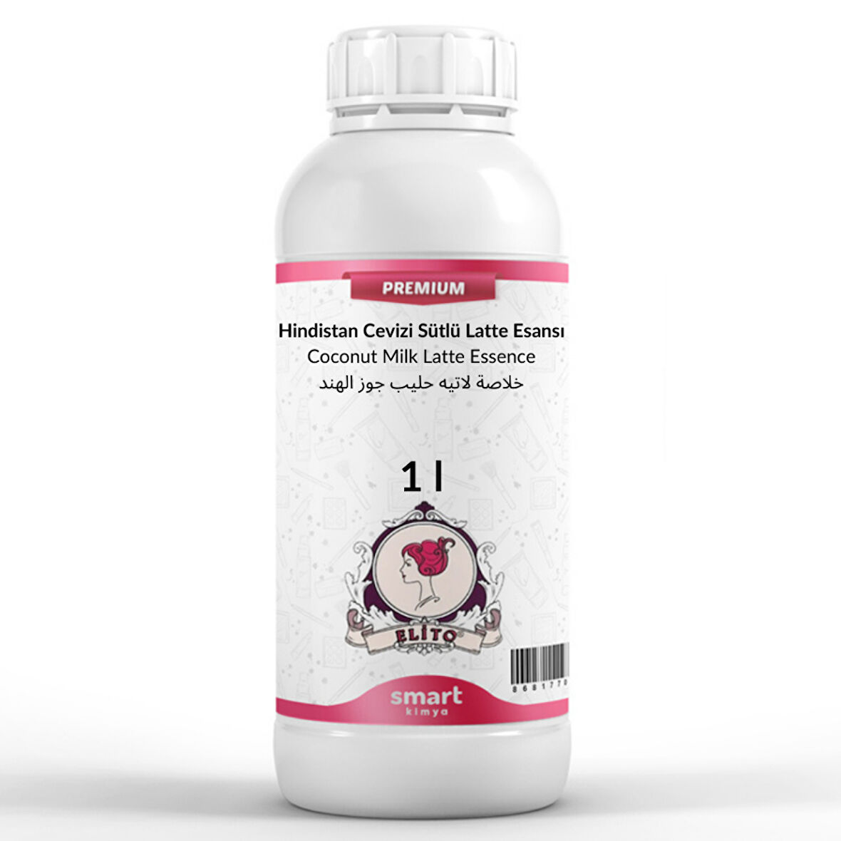 Premium Hindistan Cevizi Sütlü Latte Esansı 1 litre