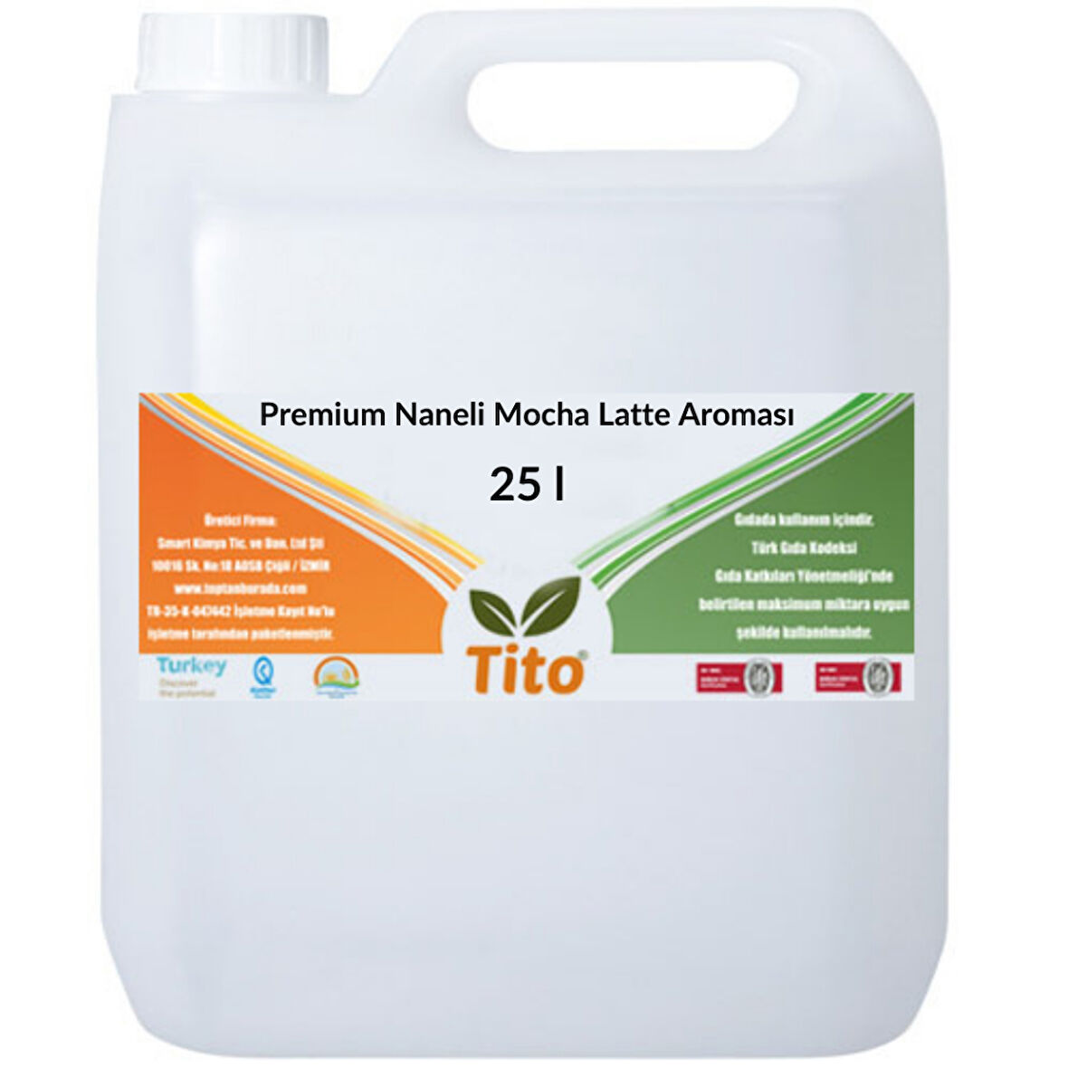 Premium Naneli Mocha Latte Aroması 25 litre