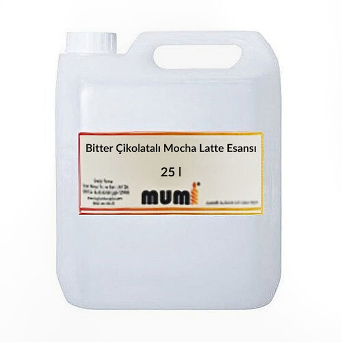Bitter Çikolatalı Mocha Latte Mum Esansı 25 litre