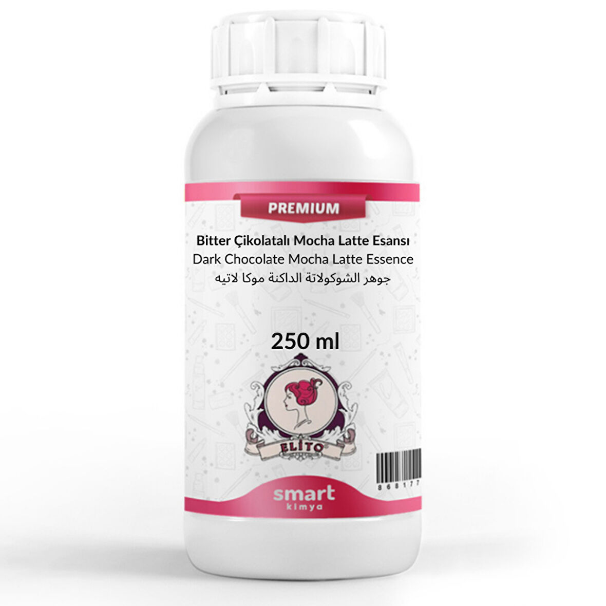 Premium Bitter Çikolatalı Mocha Latte Esansı 250 ml