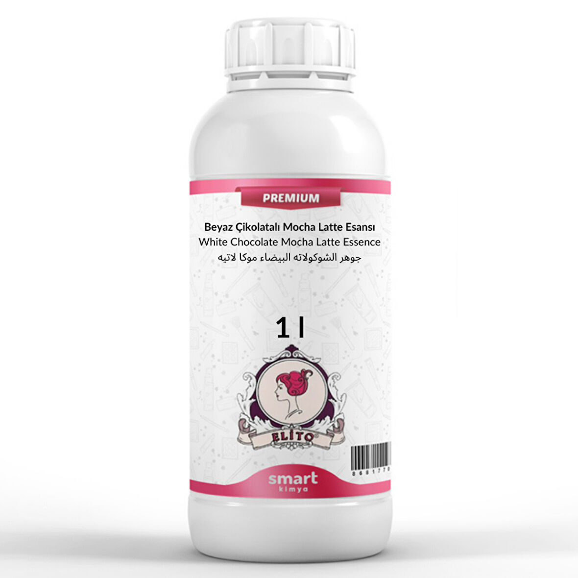 Premium Beyaz Çikolatalı Mocha Latte Esansı 1 litre