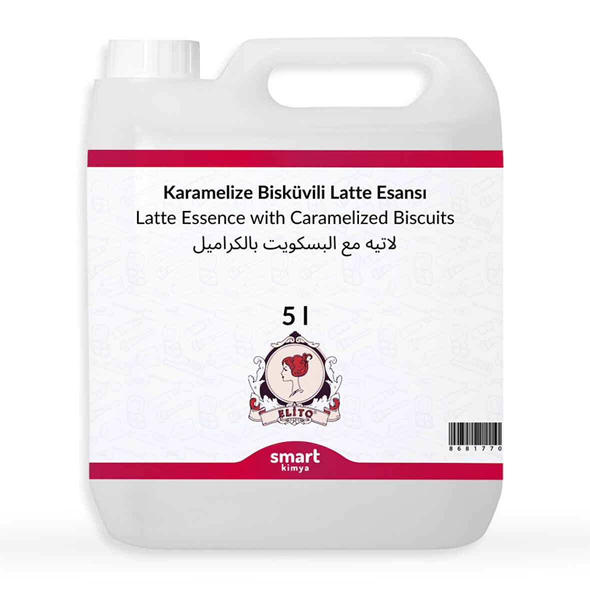 Karamelize Bisküvili Latte Esansı 5 litre