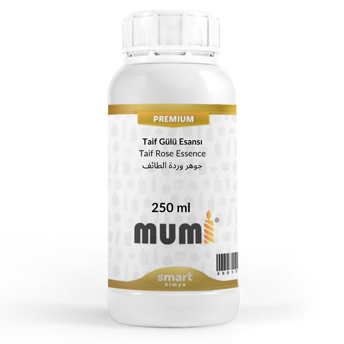 Premium Taif Gülü Mum Esansı 250 ml