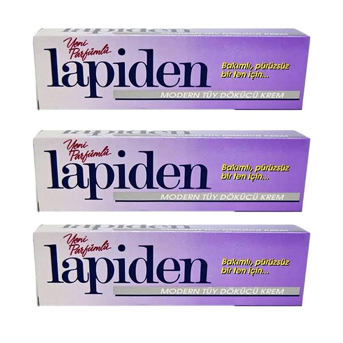 Lapiden Tüy Dökücü Krem Parfümlü 50Gr 3lü Set