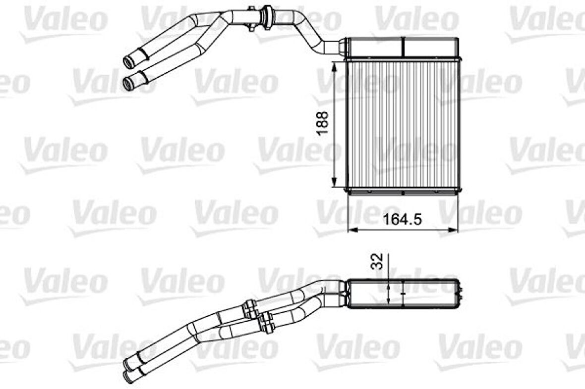 Ford Kalorıfer Radyatoru Mondeo IV 07>14 S Max Galaxy 06>15 - Valeo 811515
