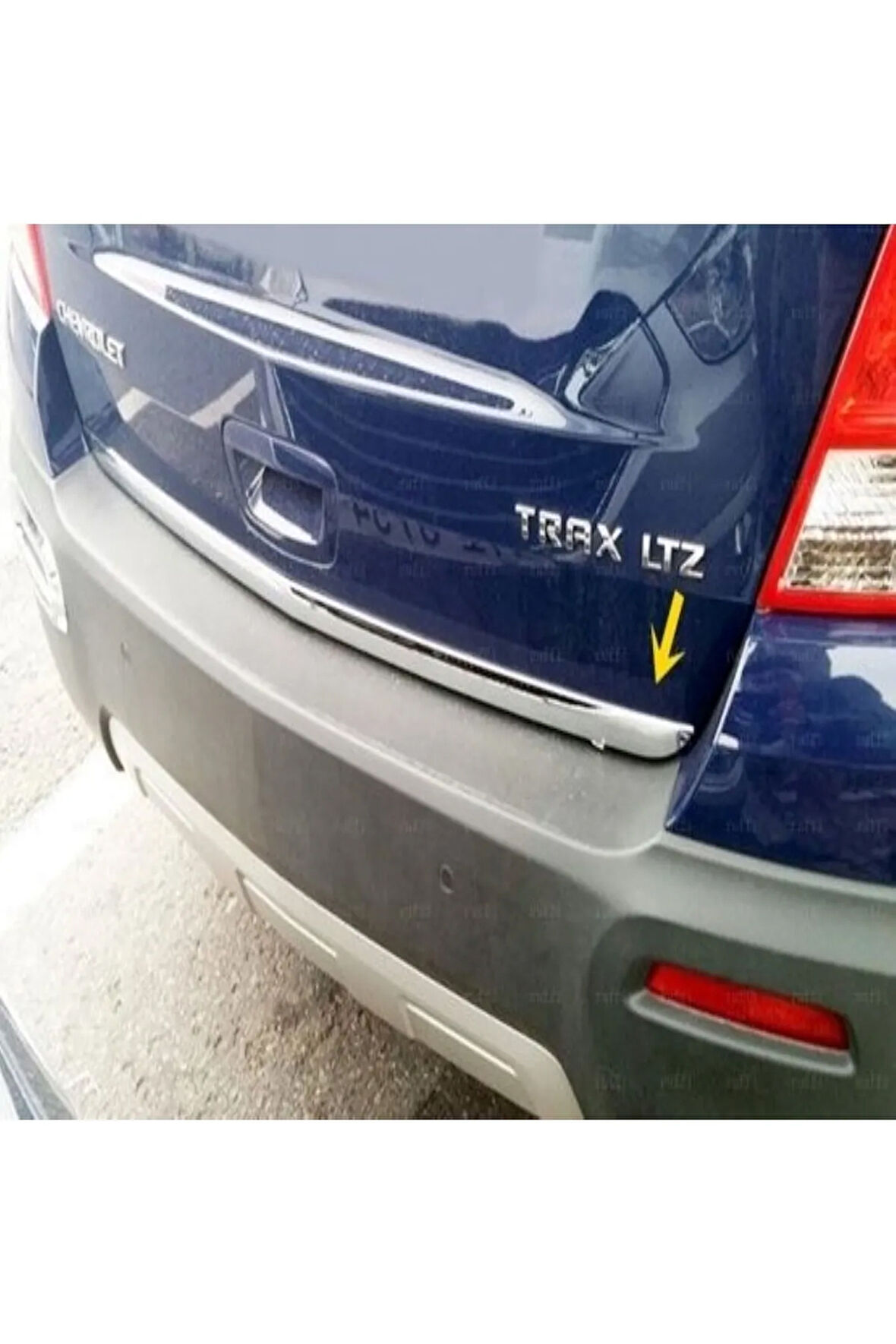 Chevrolet Trax Uyumlu Krom Bagaj Alt Çıtası 2012 Üzeri Paslanmaz Çelik