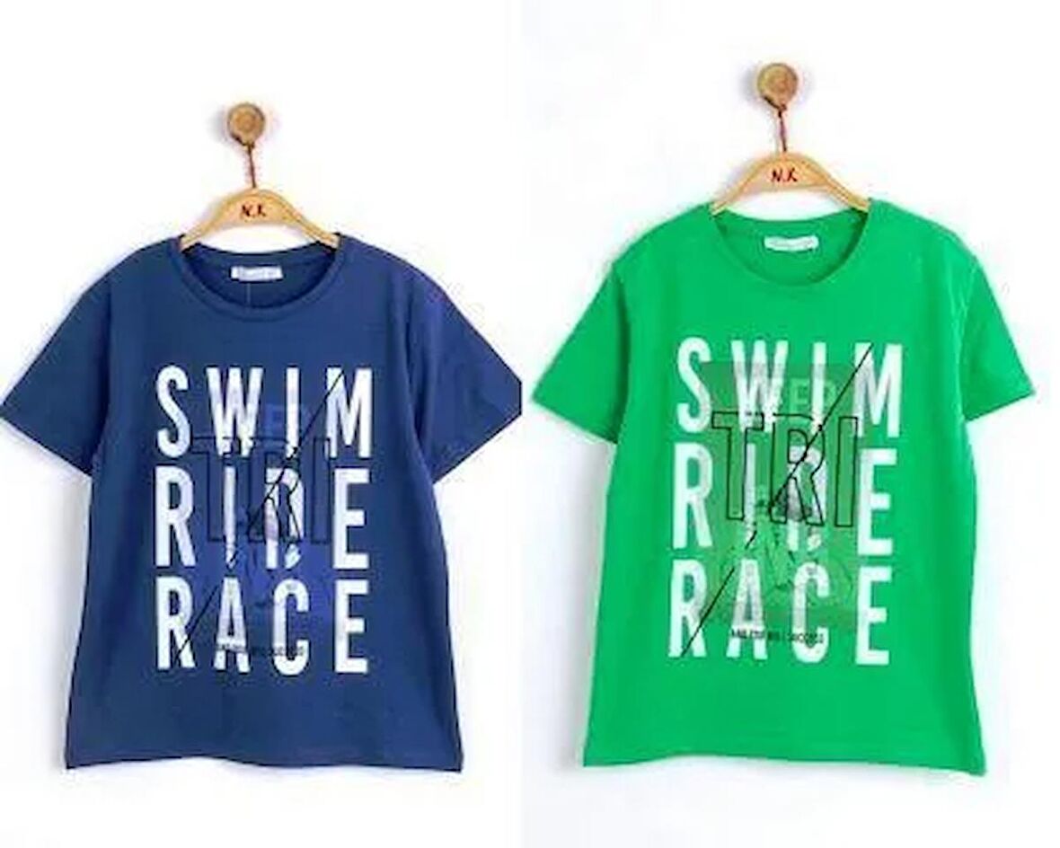 Erkek Çocuk T-Shirt Swim Baskılı