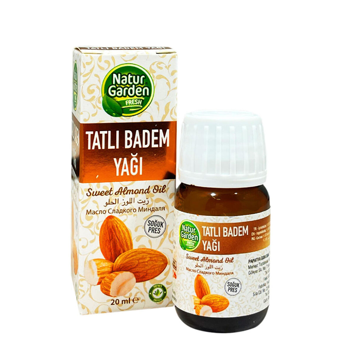 Natur Garden Tatlı Badem Yağı 20 ml e