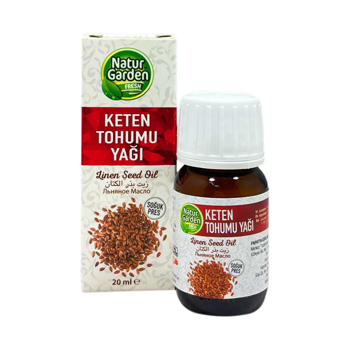 Natur Garden Keten Tohumu Yağı 20 ml e