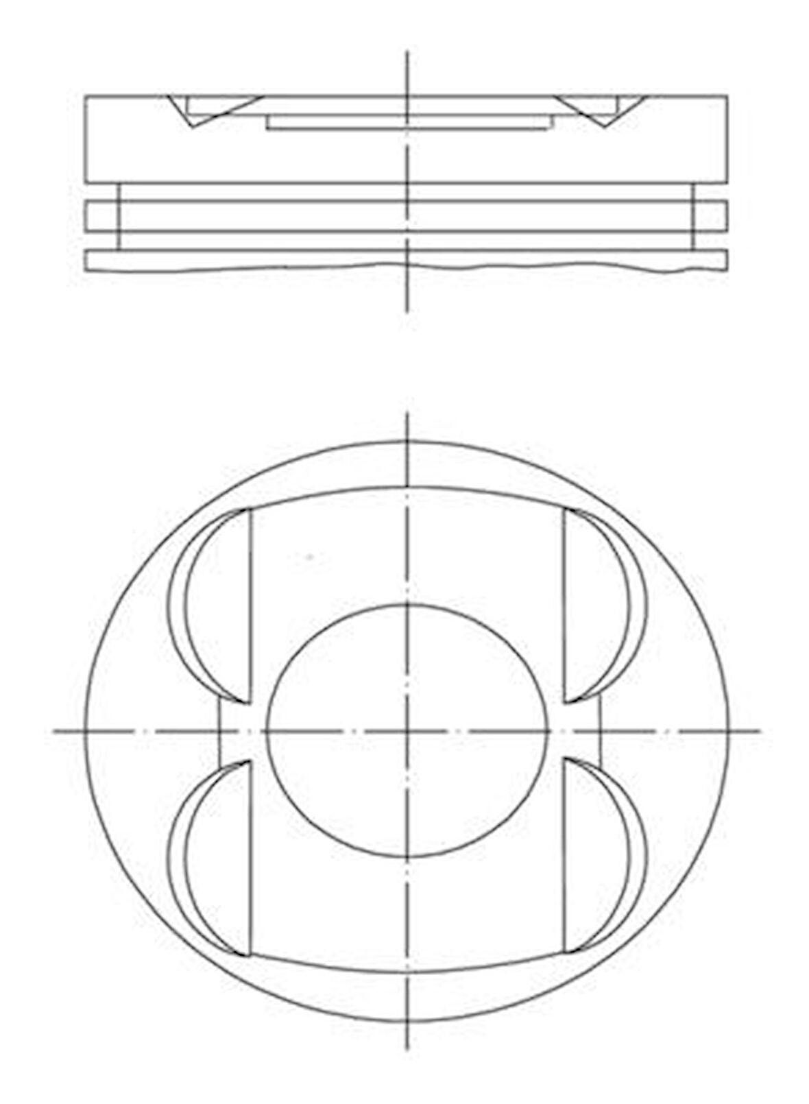 Mercedes Piston + Segman Std. (m112, M113, 89.90mm) W202 97>00 W203 02>07 W210 97>02 W211 02>08 W220 98>05 - Mahle 0011400