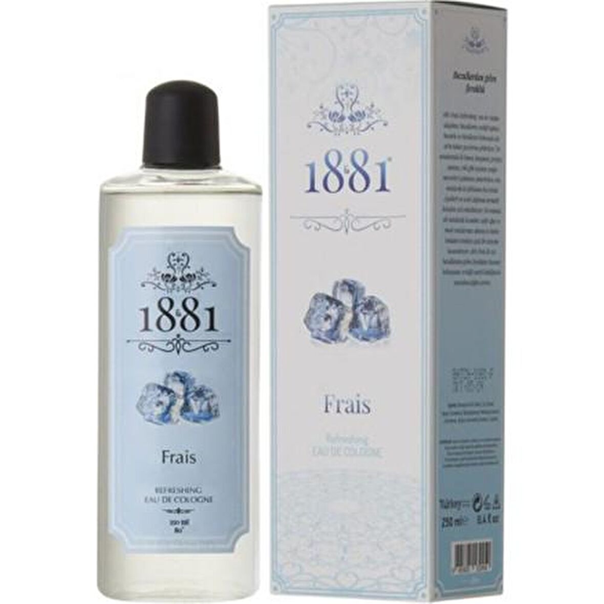 1881 Deniz Mineralleri 80 Derece Cam Şişe 250 ml Kolonya