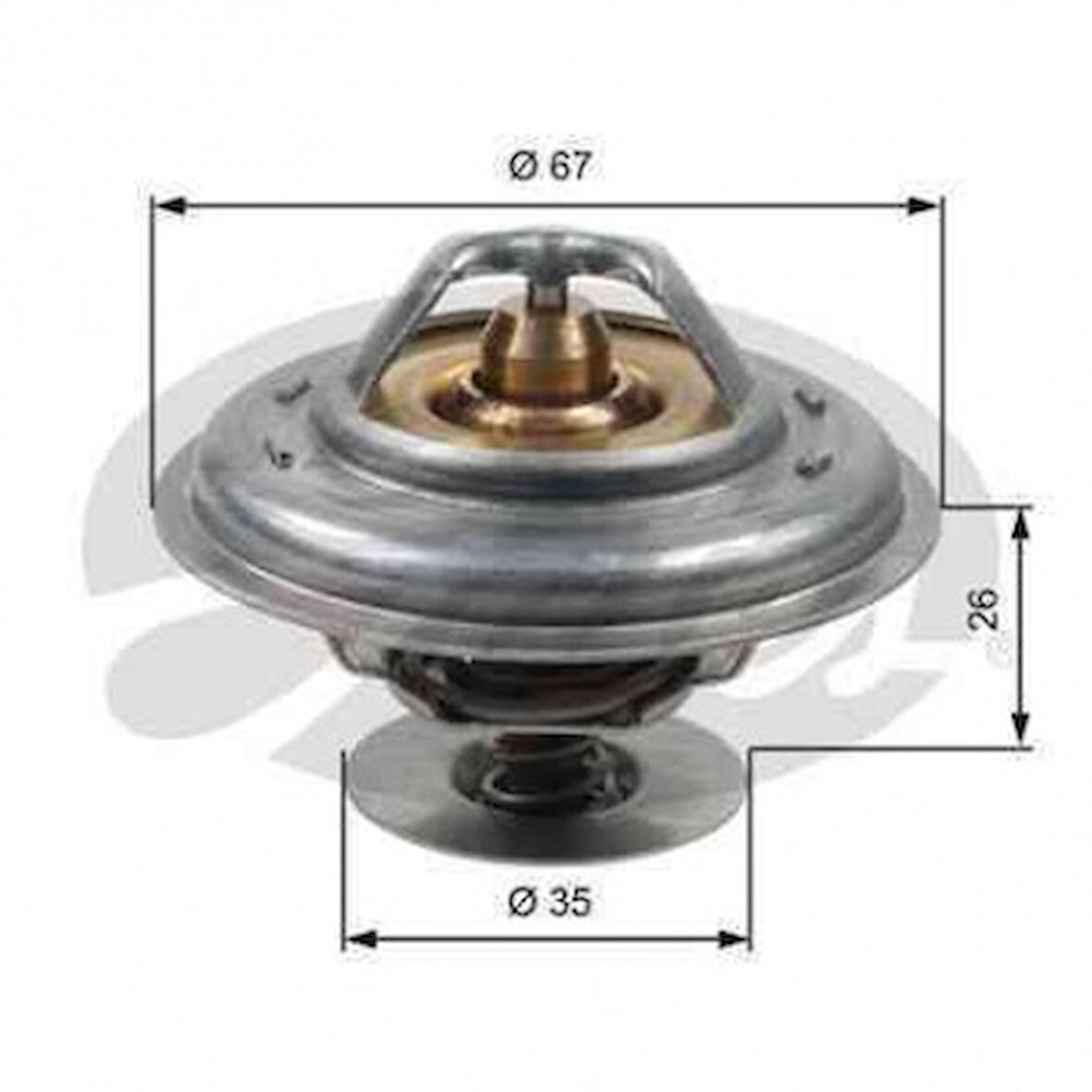 Vag Termostat (87c) Passat (85 88)crafter (06 13)t4 (90 98)a6 (94 95) - Gates Th13287g1