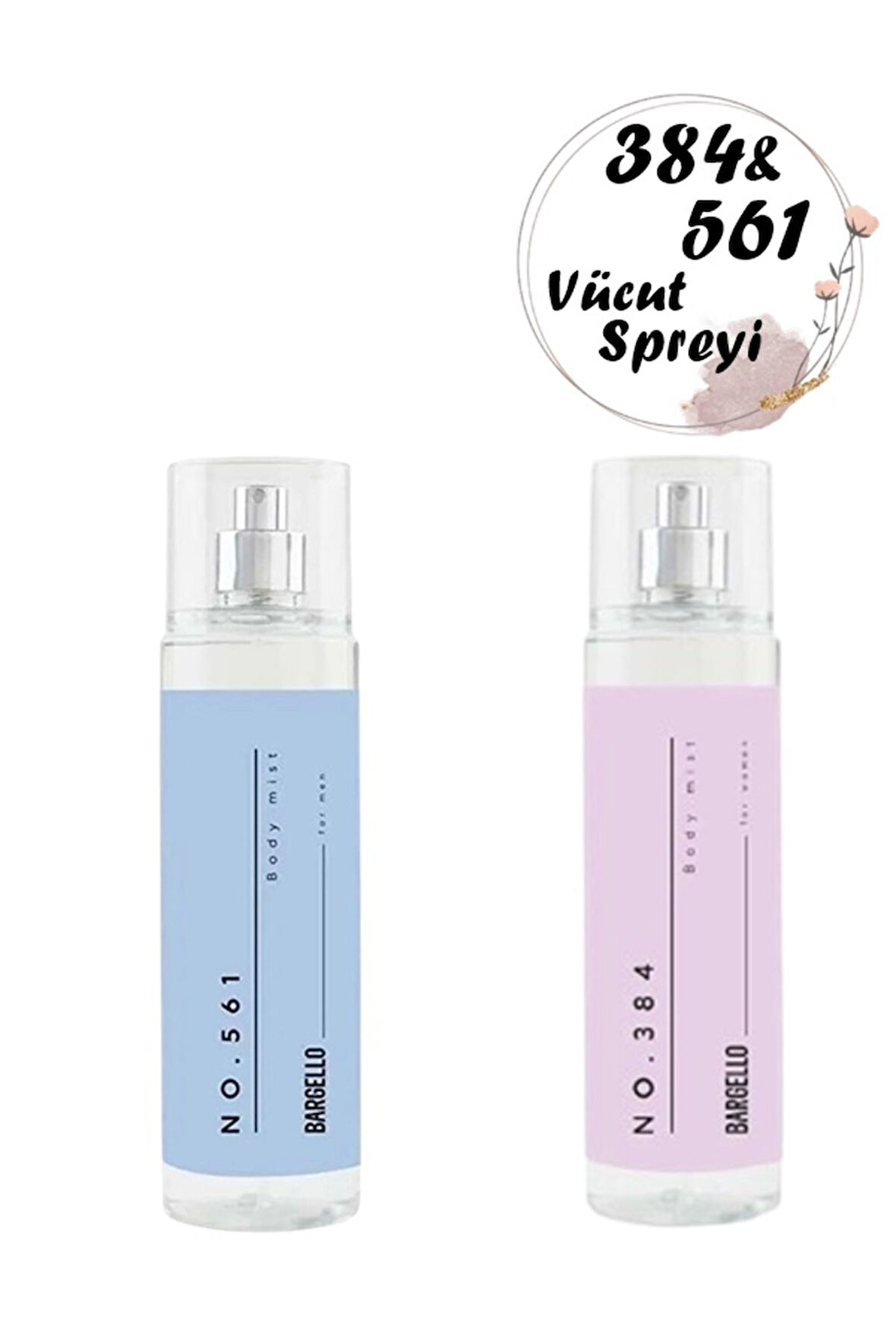 VÜCUT SPREYİ SETİ KADIN NO 384 - ERKEK NO 561 210 ML + 210 ML