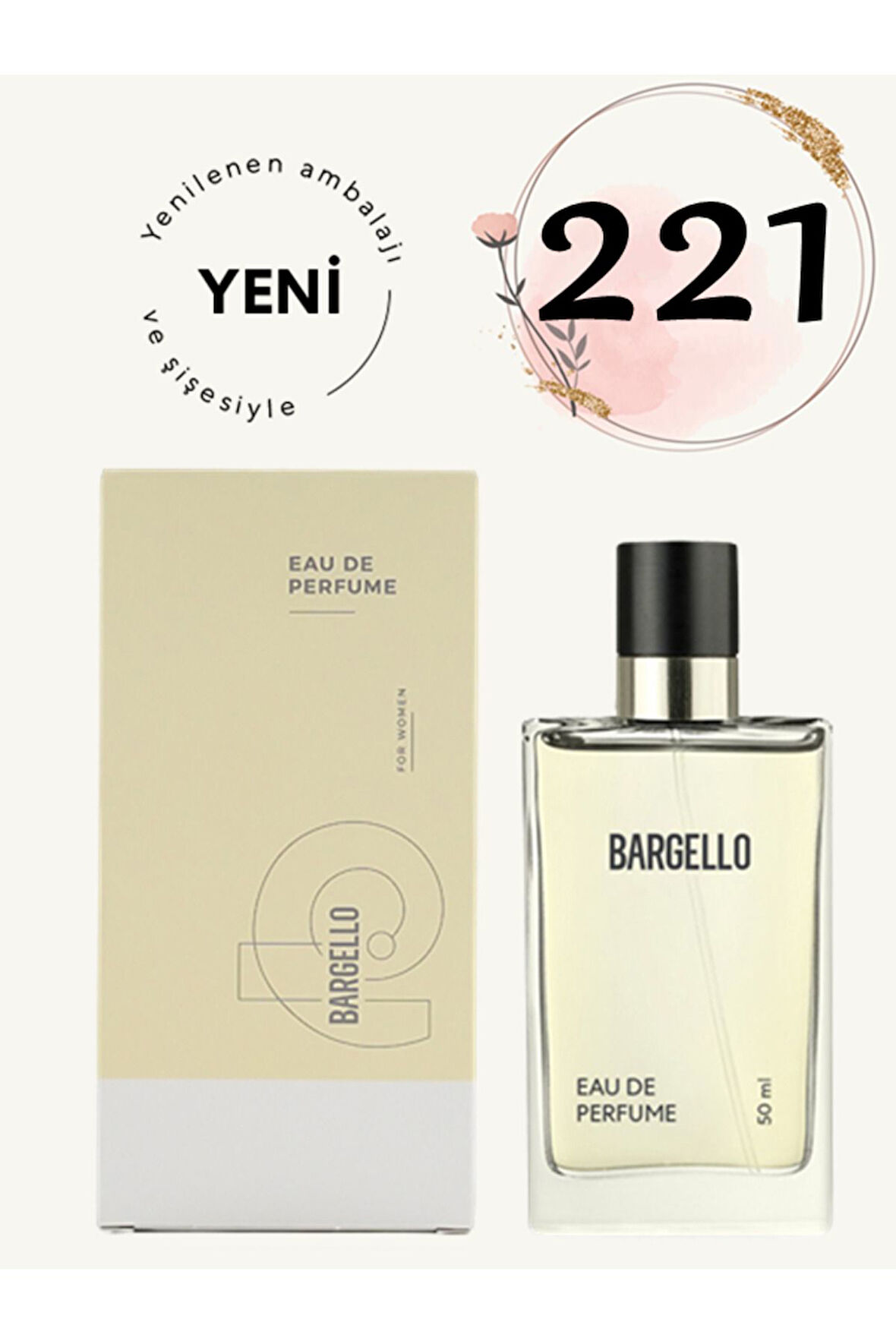 Kadın Parfüm 221 Floral 50 ML EDP