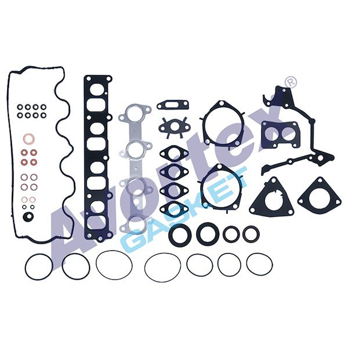 Fiat Motor Full Takım Conta Skc Harıc Nbr Keceli Subap Lastıklı Doblo Punto Strada 1,9jtd - Avortex 752390