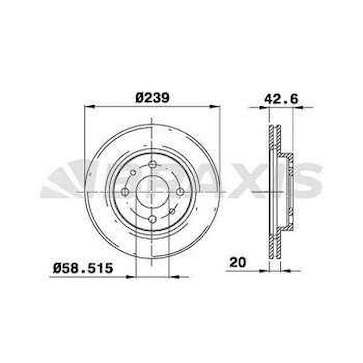 Lada On Fren Aynası Havalı Vega 8v Samara 1.5 - Braxıs Ae0653