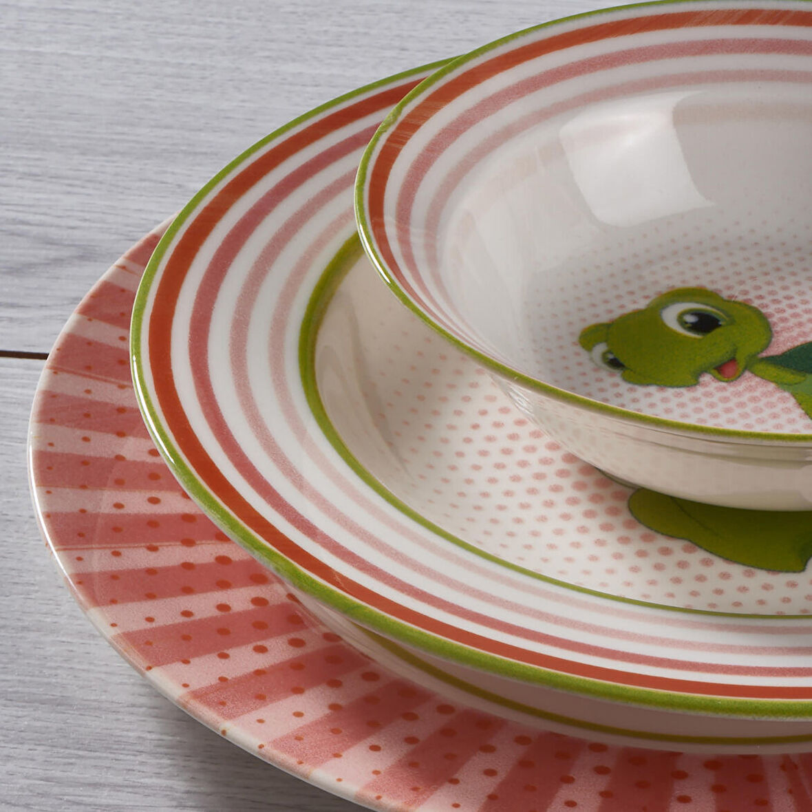 GÜRAL PORSELEN Eda 3 Parça Bone Mama Takımı - 2142