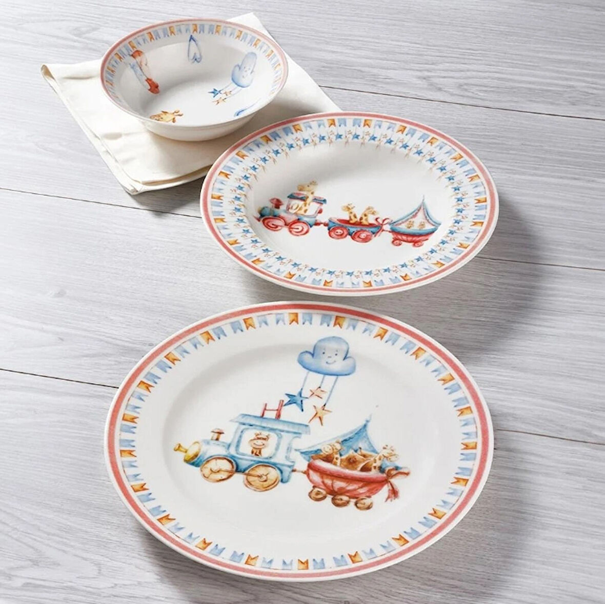 Güral Porselen Eda 3 Parça Bone Mama Takımı-2946