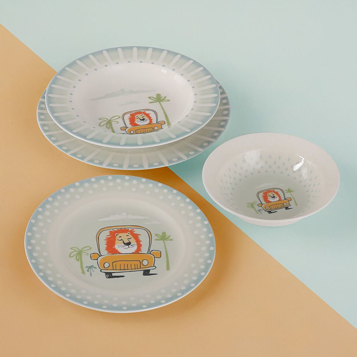 GÜRAL PORSELEN Eda 4 Parça Mama Takımı 36231