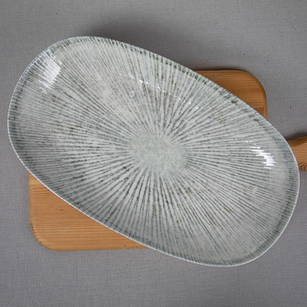 GÜRAL PORSELEN -  ARNİM 2 PARÇA 29 CM BONE KAYIK TABAK