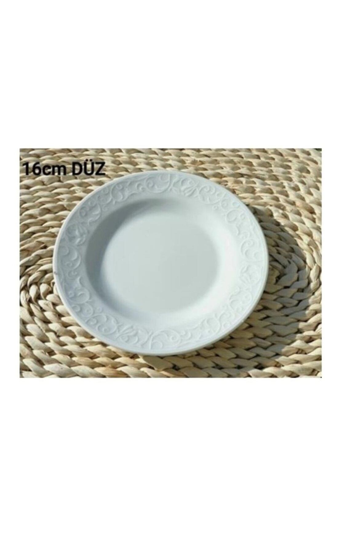 Bhd16du Bahar Düz Tabak 16 Cm 6 Lı