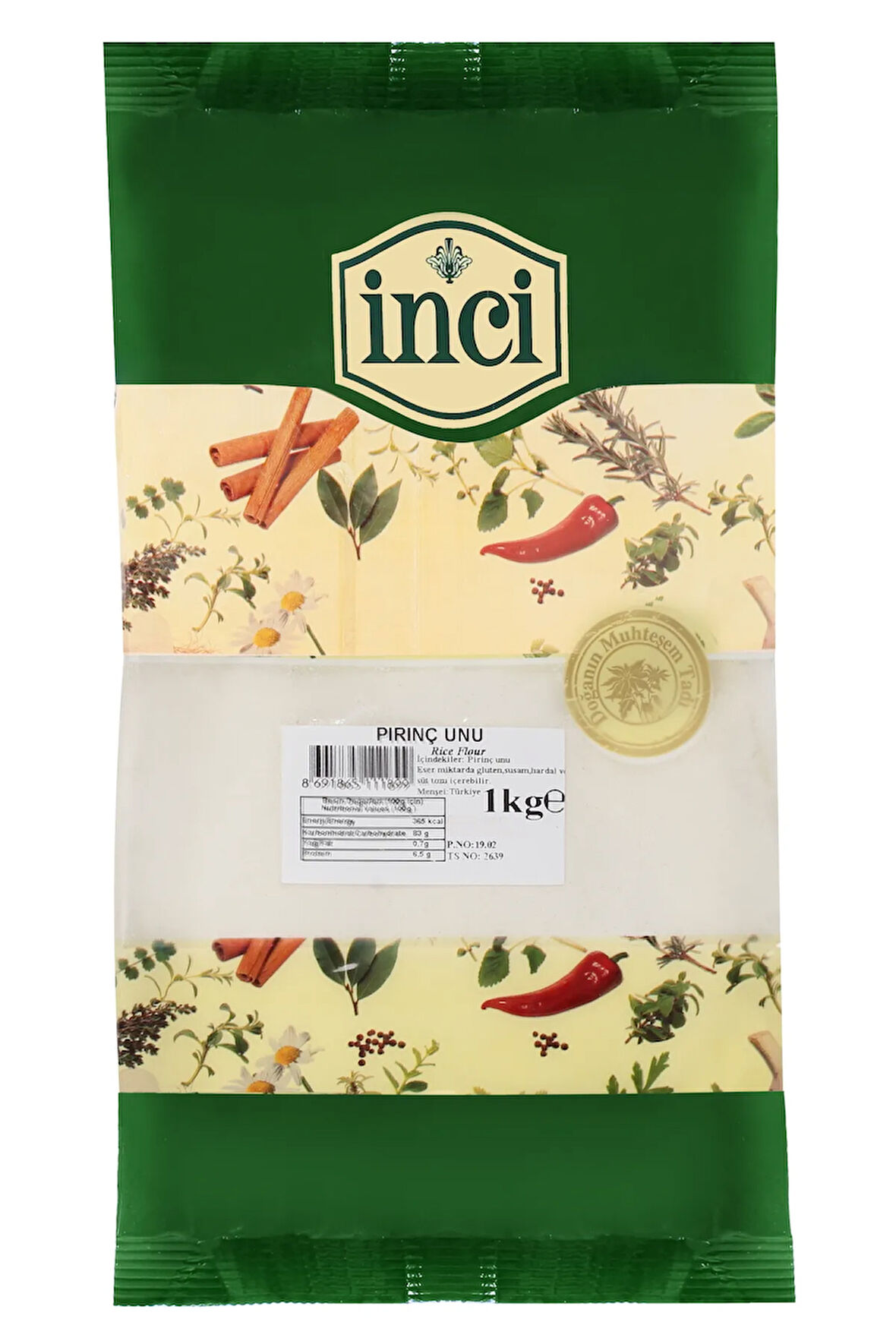 İnci Baharat - Pirinç Unu 1 kg.