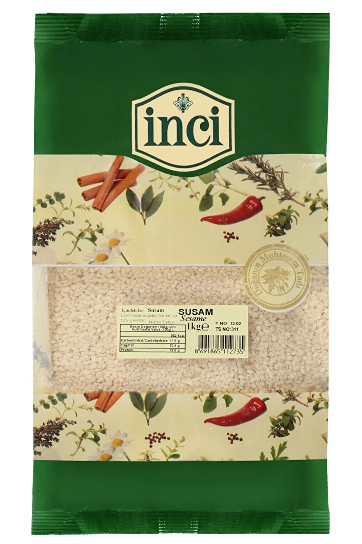 İnci Baharat - Susam 1 kg.