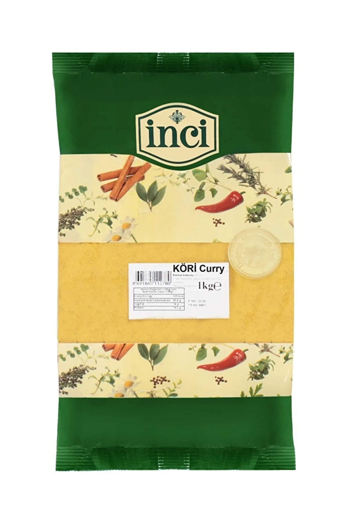 İnci Baharat - Köri 1 Kg.