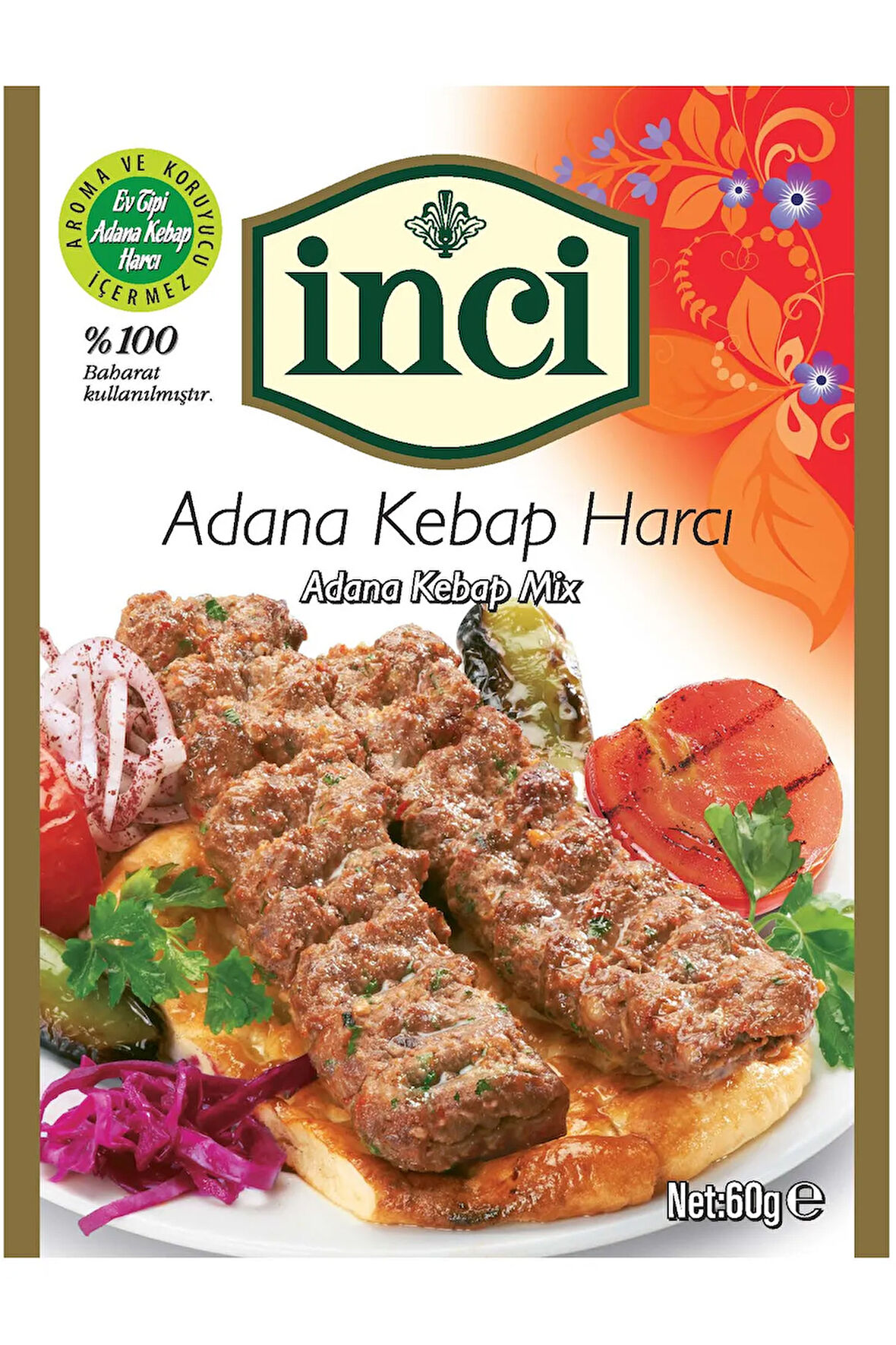 İnci Baharat - Adana Kebap Harcı 60 g.